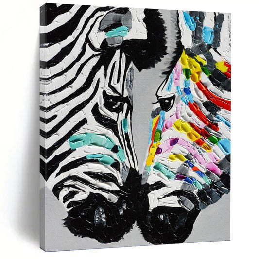 Vast - Sized Vertical Hand - Painted Custom Abstract Requiem (with Dynamic Textures), for Office and Dining Room DKH1545