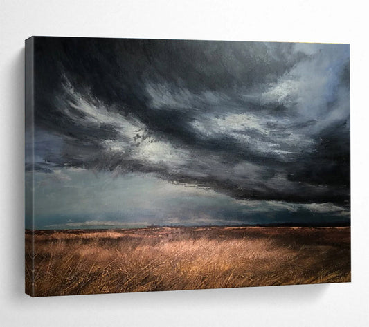 Hand - Painted Textured Large Abstract Creation for Charming Interiors DKH772
