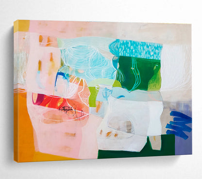 Bespoke Large Abstract Wall Decor for Hotel Suite DKH054