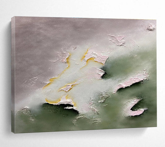 Inspiring Large Abstract Mural with Thought - Provoking Textured Elements for Living Room & Office DKH918