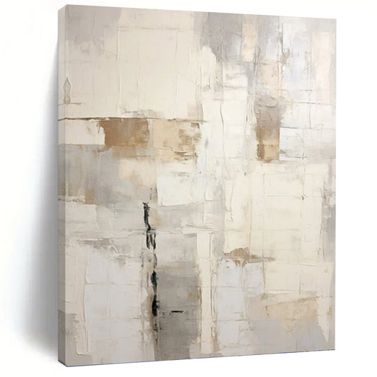 Excitingly Massive Hand - Painted Textured Abstract Canvas for Game Room & Entertainment Area DKH1255
