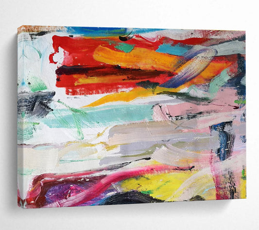 “Vibrant Reflections” Vast Abstract Wall Art for Bar & Living Room DKH305