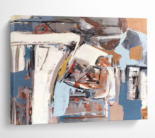 Abstract Coastal Collage - Modern Office Creativity DLZ026