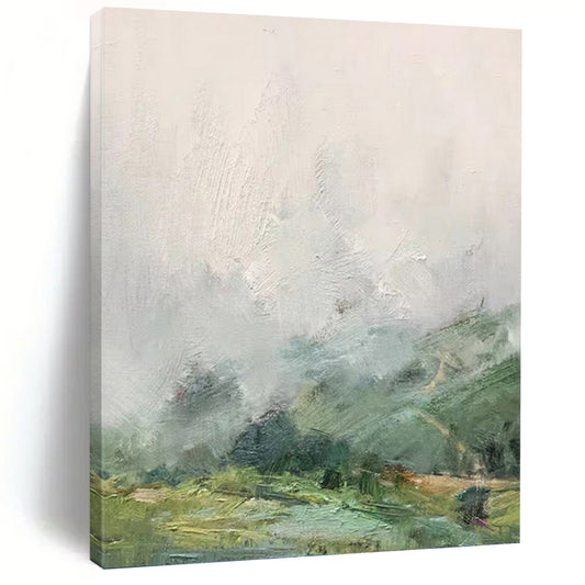 Immense - Reach Vertical Hand - Painted Custom Abstract Overture (with Intricate Textures), for Hallway and Entryway DKH1541