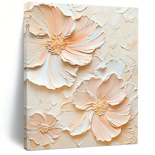 Assertive Hand - Painted Textured Abstract Canvas for Hallway & Office DKH1389