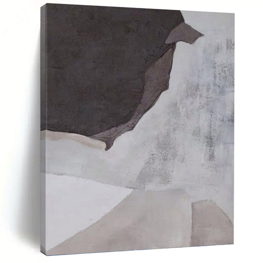 Colossal Hand - Painted Textured Abstract Canvas for Hotel & Entryway DKH1182