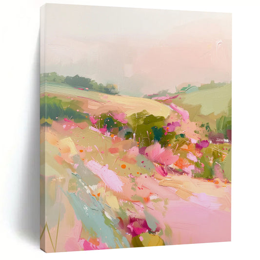 Luminous & Radiant Hand-Painted Custom Abstract Painting for Living Room & Office LargeART2012