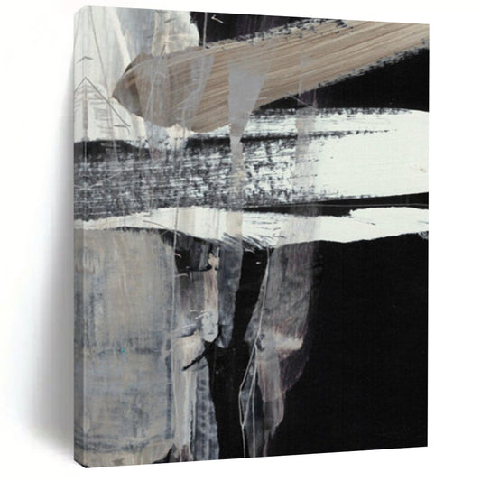 Custom Large Abstract Paintings: Handmade with Striking Textures DTP193