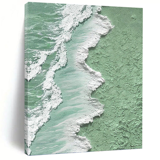 Titanic - Sized Hand - Painted Custom Abstract Enigma (with Diverse Textures), for Living Room and Hotel DKH1505