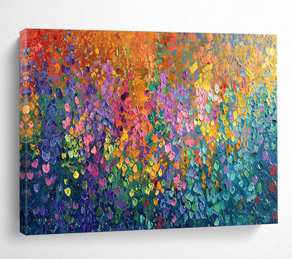 Vast Hand - Painted Textured Abstract Canvas for Decorative Impact DKH702