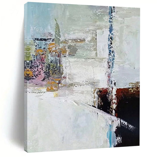 Immense - Proportioned Hand - Painted Custom Abstract Painting for Office and Living Room DTP040