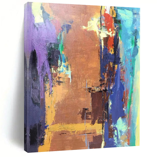 Colossal Hand - Painted Custom Abstract Work for Bar and Entryway DTP036