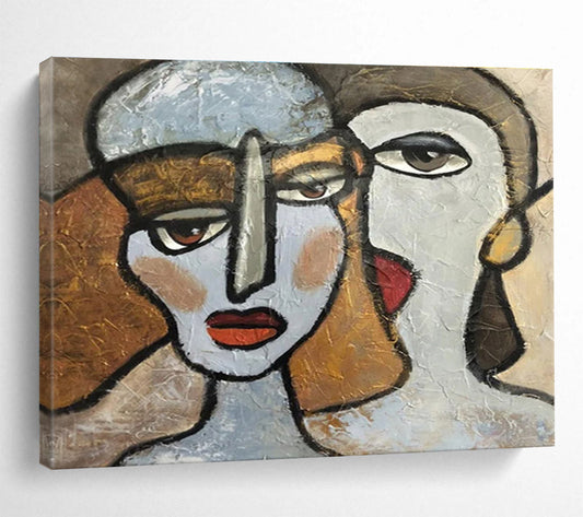 Oversized Textured Handmade Abstract Painting for Decorative Upgrade DKH719