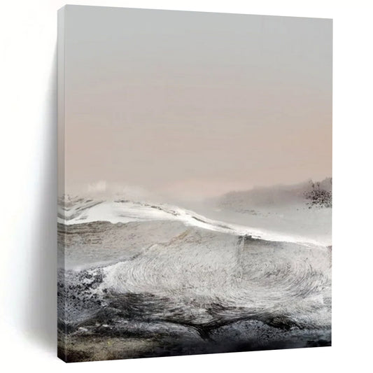 Hand-Painted Big Custom Abstract Art: Textures to Transform Your Space DTP178
