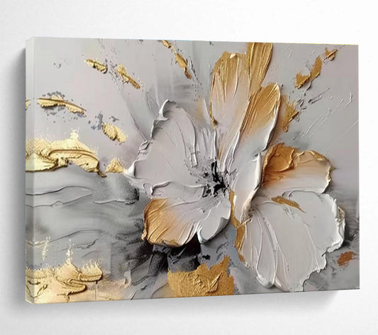 Immense Hand - Painted Abstract Textured Canvas for Artistic Enhancement DKH677