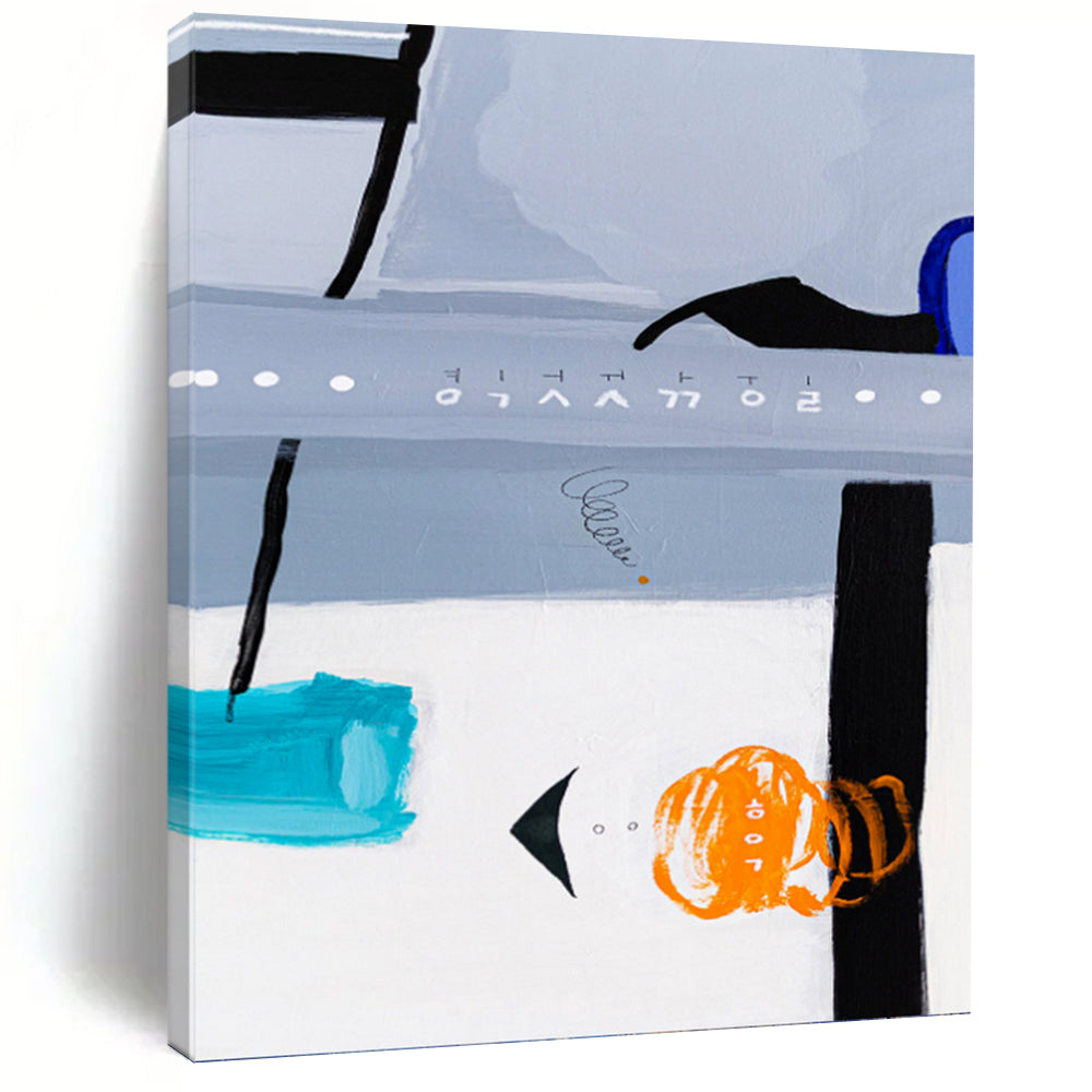 Immersive Custom - Crafted Textured Canvas Abstract for Office & Living Room DKH1099