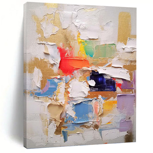 Vast Custom - Painted Textured Canvas Abstract for Bedroom & Office DKH1057
