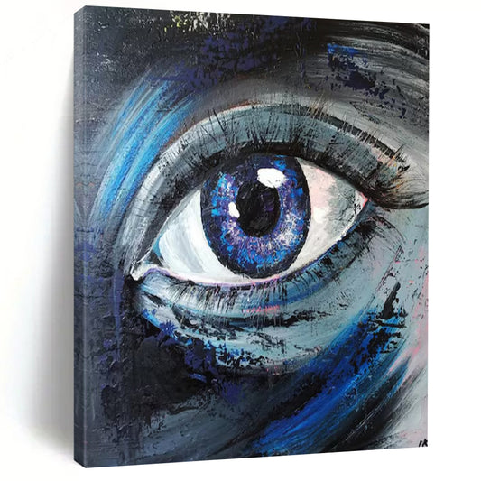 Grandiose Hand-Painted Abstract Canvases for Office & Gallery LargeART2187