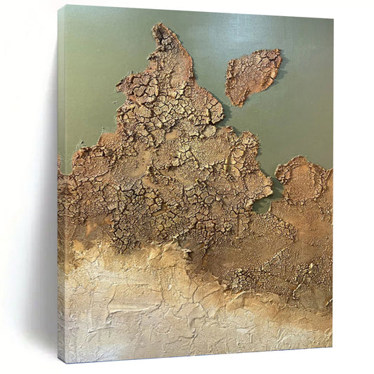 Gargantuan - Format Hand - Painted Custom Abstract Sonnet (with Captivating Textures), for Dining Room and Hotel DKH1509