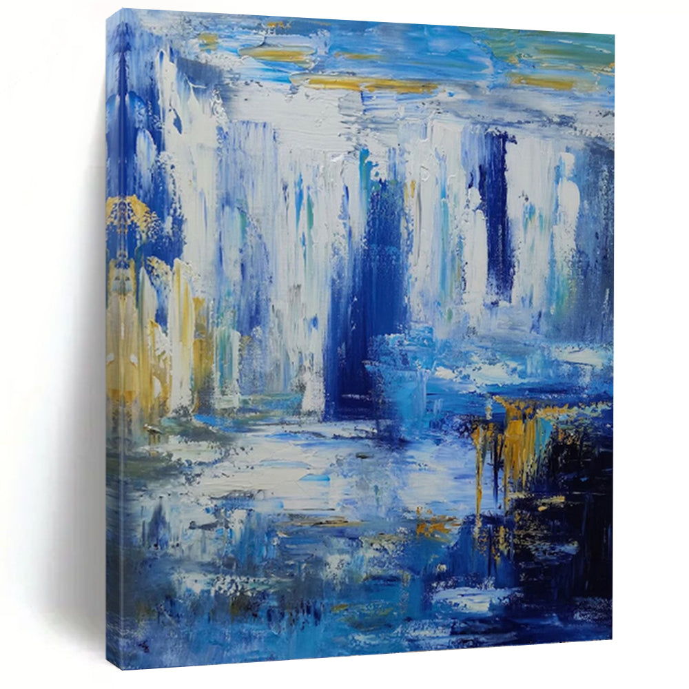 Graceful Hand - Painted Textured Abstract Painting for Dining Room & Hotel DKH1332