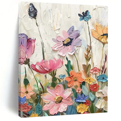 Colossal - Format Hand - Painted Textured Custom Abstract Canvas for Bedroom and Hallway DTP081