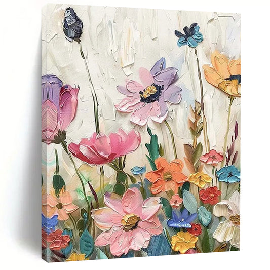 Colossal - Format Hand - Painted Textured Custom Abstract Canvas for Bedroom and Hallway DTP081