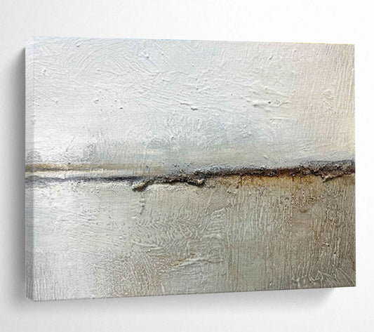 Hand - Painted Large Textured Abstract Wall Mural for Elegant Touches DKH754