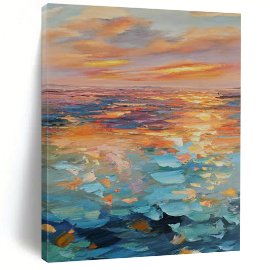 Monumental Hand-Painted Abstract Canvas for Bedroom & Nursery LargeART2204