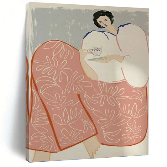 Designer - Conceptualized Hand - Painted Textured Canvas Masterpiece for Bedroom & Living Room DKH1147
