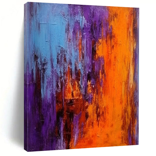 Immense - Extent Hand - Painted Textured Custom Abstract Art for Bedroom and Entryway DTP075