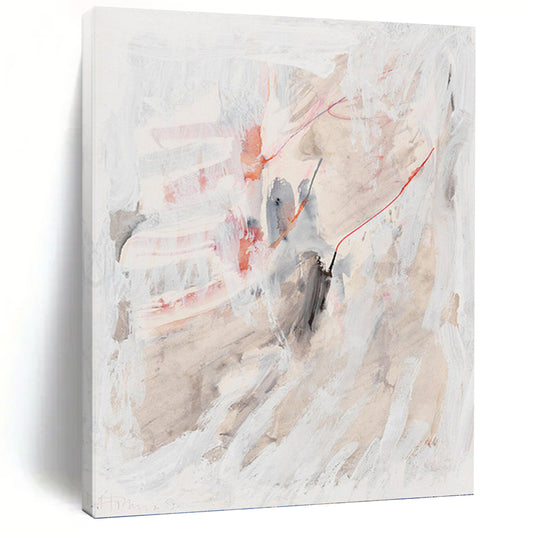 Monumental - Sized Vertical Hand - Painted Textured Custom Abstract Epoch, for Decorating Dining Room and Hotel DKH1530