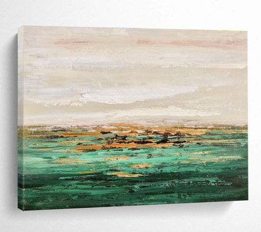 Vivid & Dynamic Hand - Painted Textured Abstract Decor for Living Room & Bar DKH648