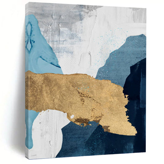 Mammoth - Scaled Vertical Hand - Painted Custom Abstract Canvas (with Three - Dimensional Textures), Beautifying Living Room and Entryway DKH1527