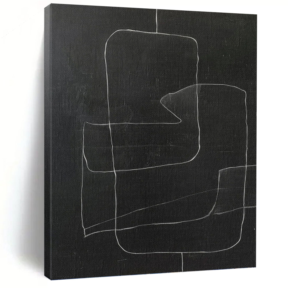 High - Fashion Designer - Painted Textured Canvas Mural for Bar & Hotel Lobby DKH1150