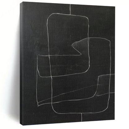 High - Fashion Designer - Painted Textured Canvas Mural for Bar & Hotel Lobby DKH1150