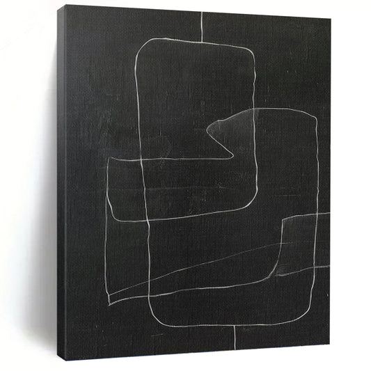 High - Fashion Designer - Painted Textured Canvas Mural for Bar & Hotel Lobby DKH1150