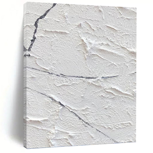 Vertical Hand - Painted Textured Custom Abstract Work for Bedroom and Office DKH1673