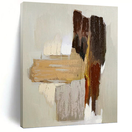 Captivating Custom - Painted Textured Canvas Abstract for Bedroom & Living Room DKH1067