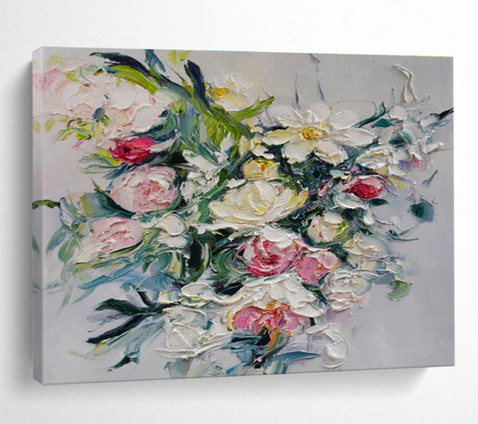 Massive Hand - Painted Textured Abstract Wall Mural for Decor Upgrade DKH661