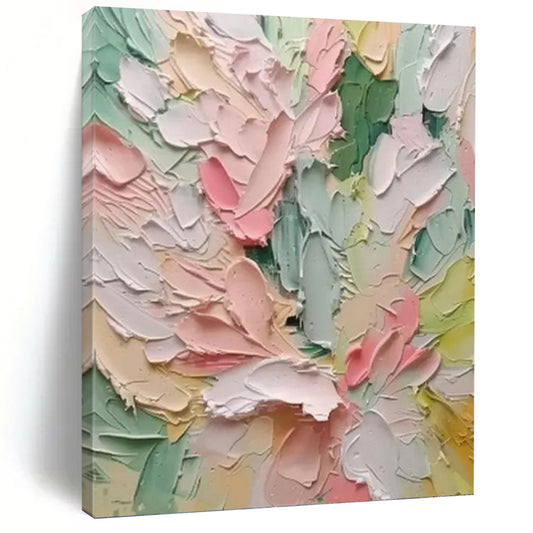 Elegant Hand - Painted Textured Abstract Canvas for Hallway & Living Room DKH1397