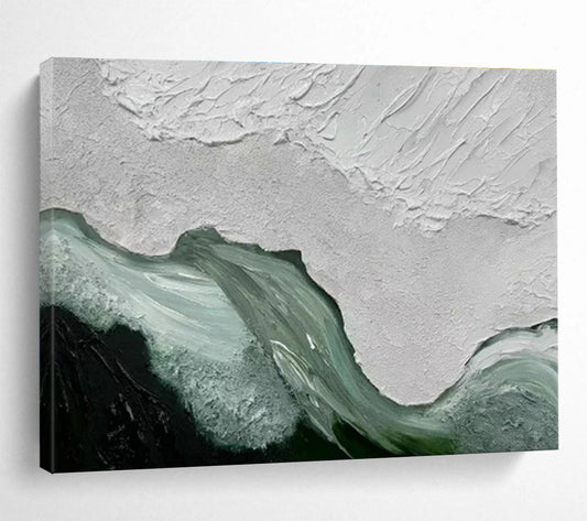 Massive Hand - Crafted Textured Abstract Canvas for Artful Enhancements DKH744