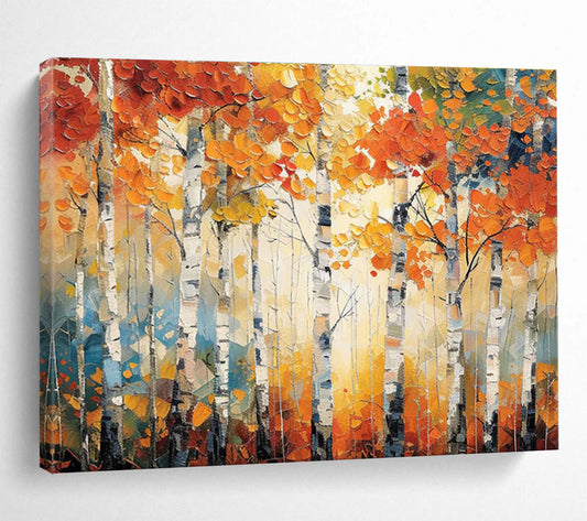 Elegant Original Hand - Crafted Textured Large Abstract Wall Mural for Graceful Touches DKH835