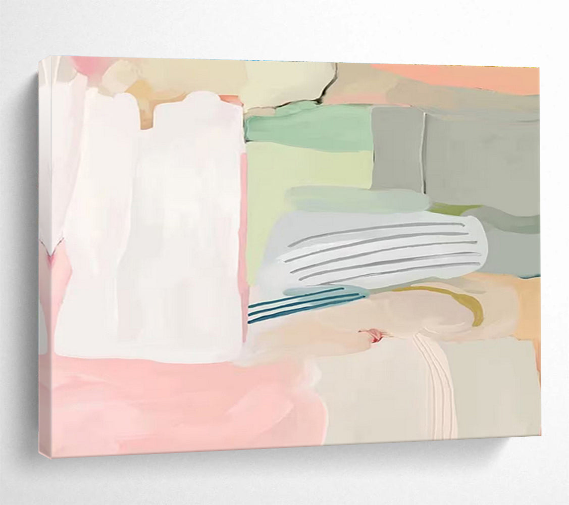 Large - Format Abstract Painting for Dining & Office DKH412