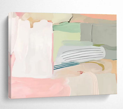 Large - Format Abstract Painting for Dining & Office DKH412