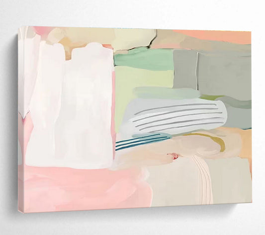 Large - Format Abstract Painting for Dining & Office DKH412