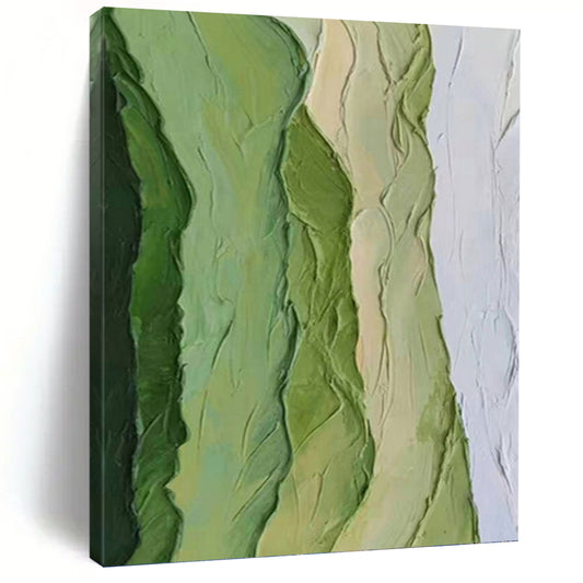 Oversized Hand - Painted Textured Abstract Painting for Living Room & Entryway DKH1196