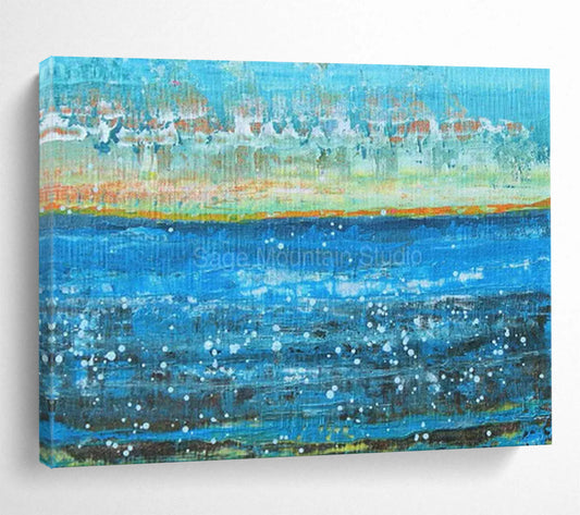 Celestial Large Abstract Canvas for Living Room & Bedroom LargeART1794