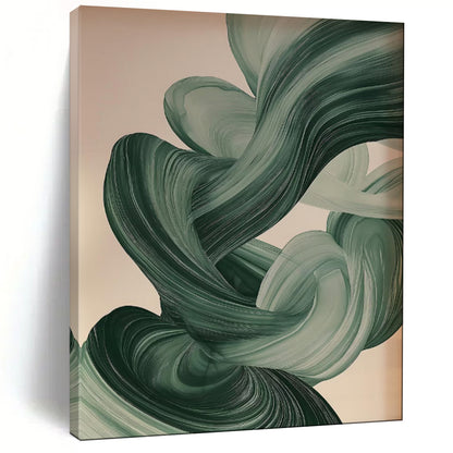 Custom Hand-Painted Abstract Mural for Office & Hotel LargeART1928