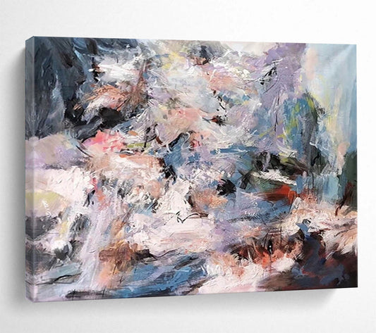 Color - Blended Abstract: A Vivid Centerpiece for Modern Interiors DLZ151