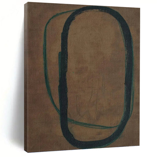 Expertly Designed Hand - Rendered Textured Canvas Painting for Hallway & Bar DKH1153